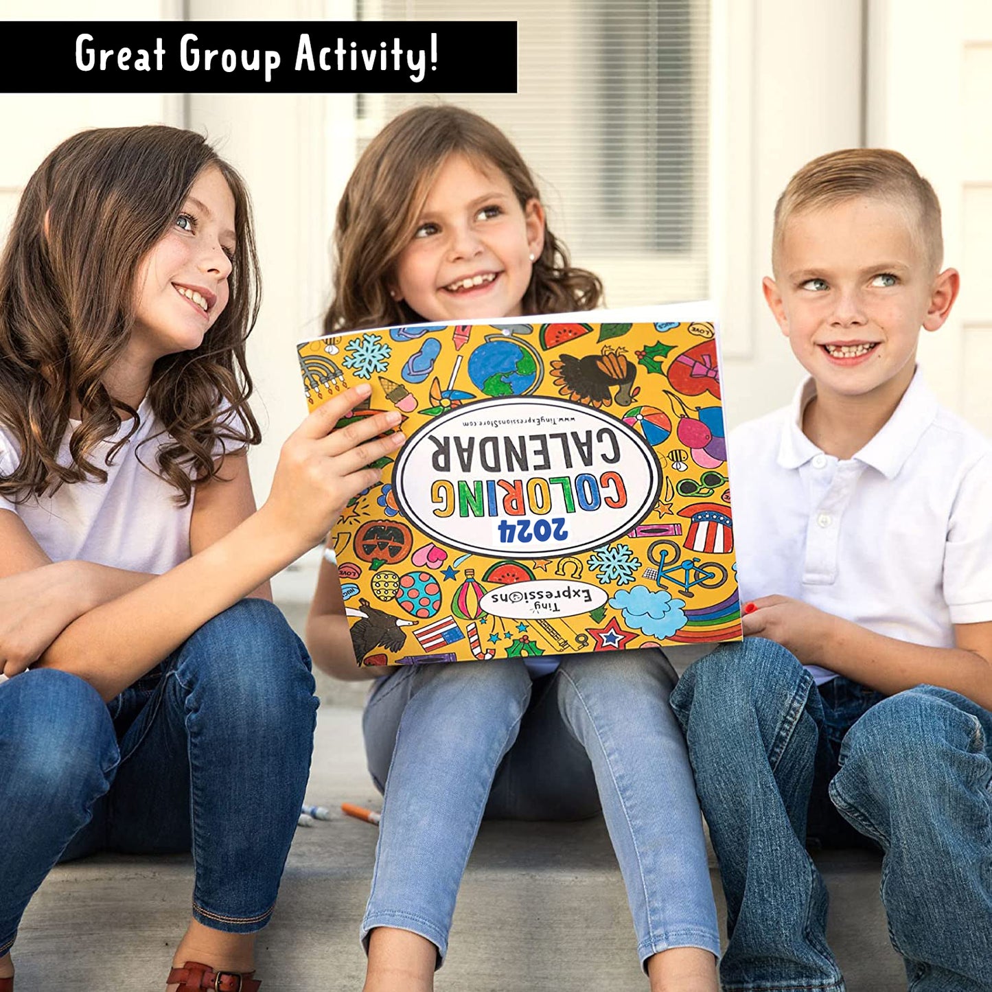 2024 Coloring Calendar for Kids