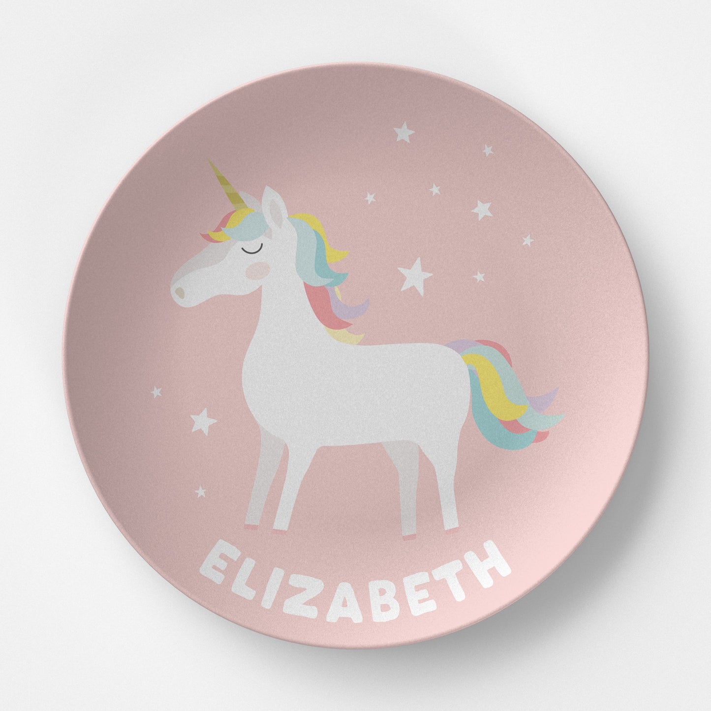 Personalized Unicorn Wish Plate