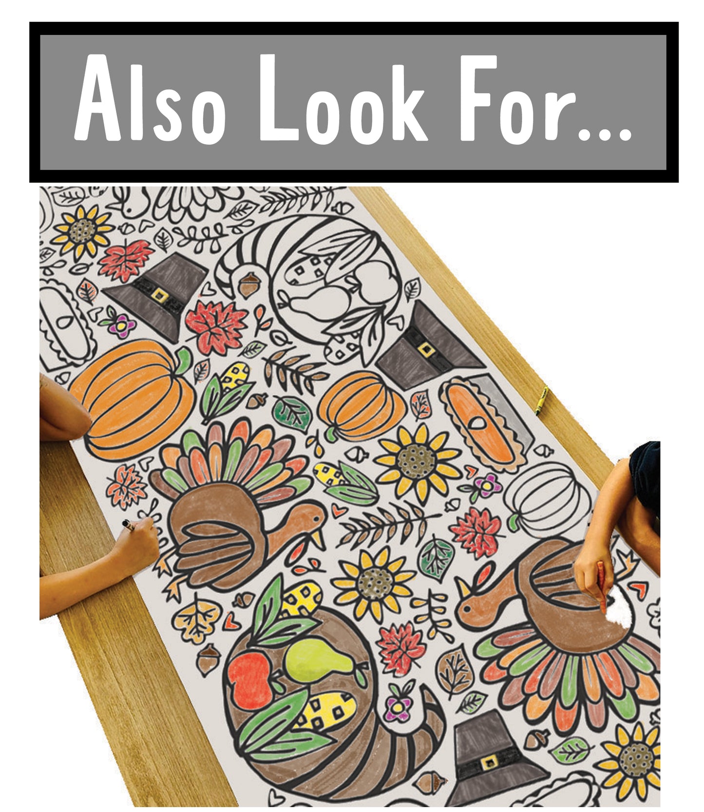 Giant Halloween Monster Coloring Banner