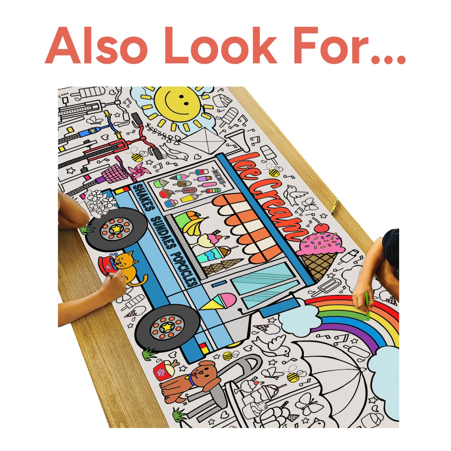 Giant Customizable Princess Coloring Banner