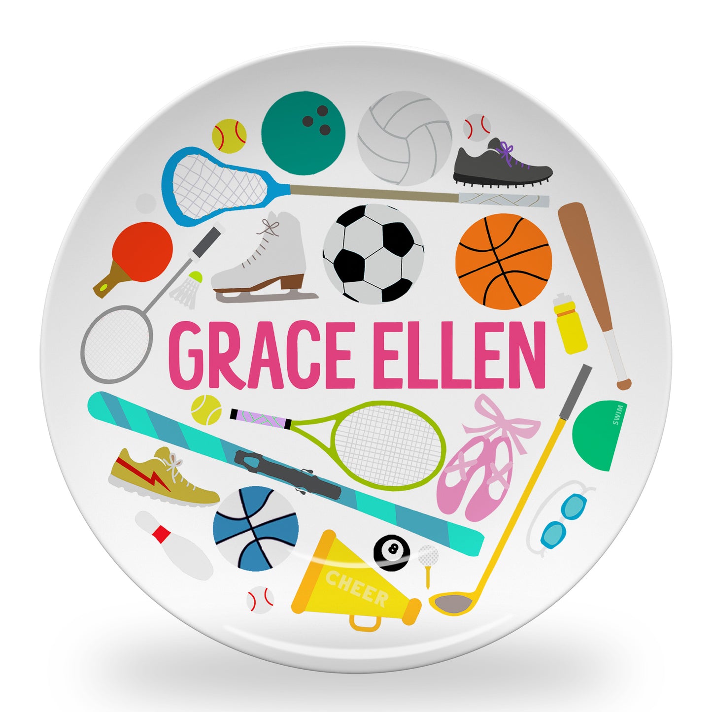 Personalized Sports Plate