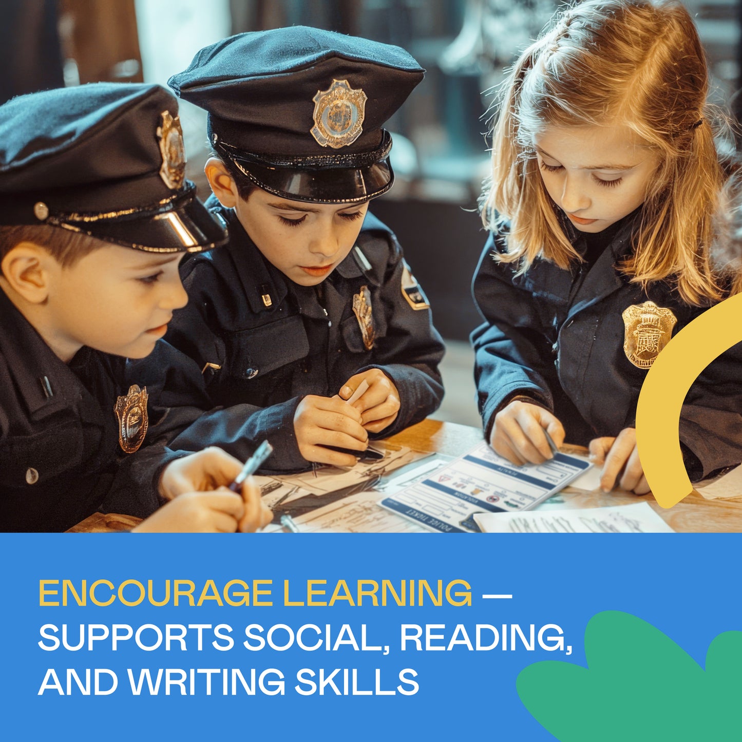 Police Ticket & Vehicle Inspection Playtime Notepads