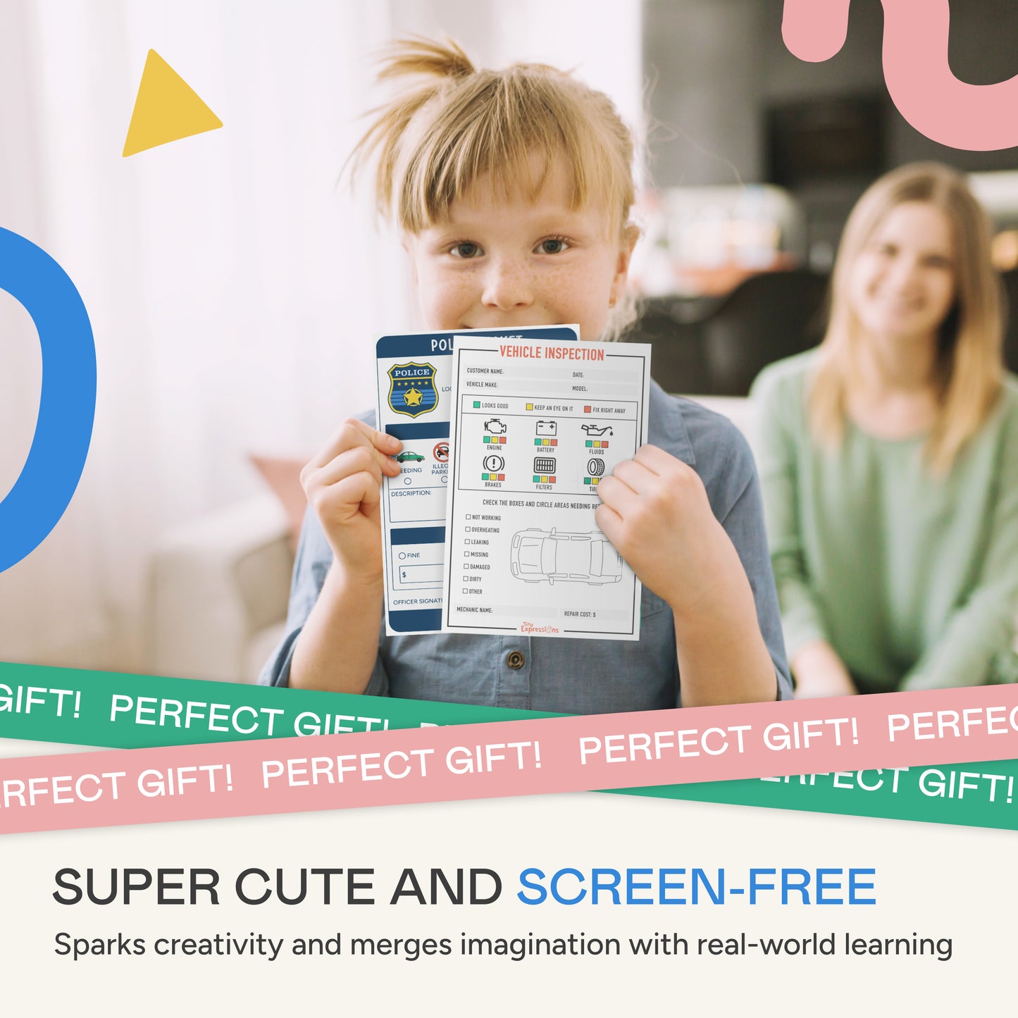 Police Ticket & Vehicle Inspection Playtime Notepads