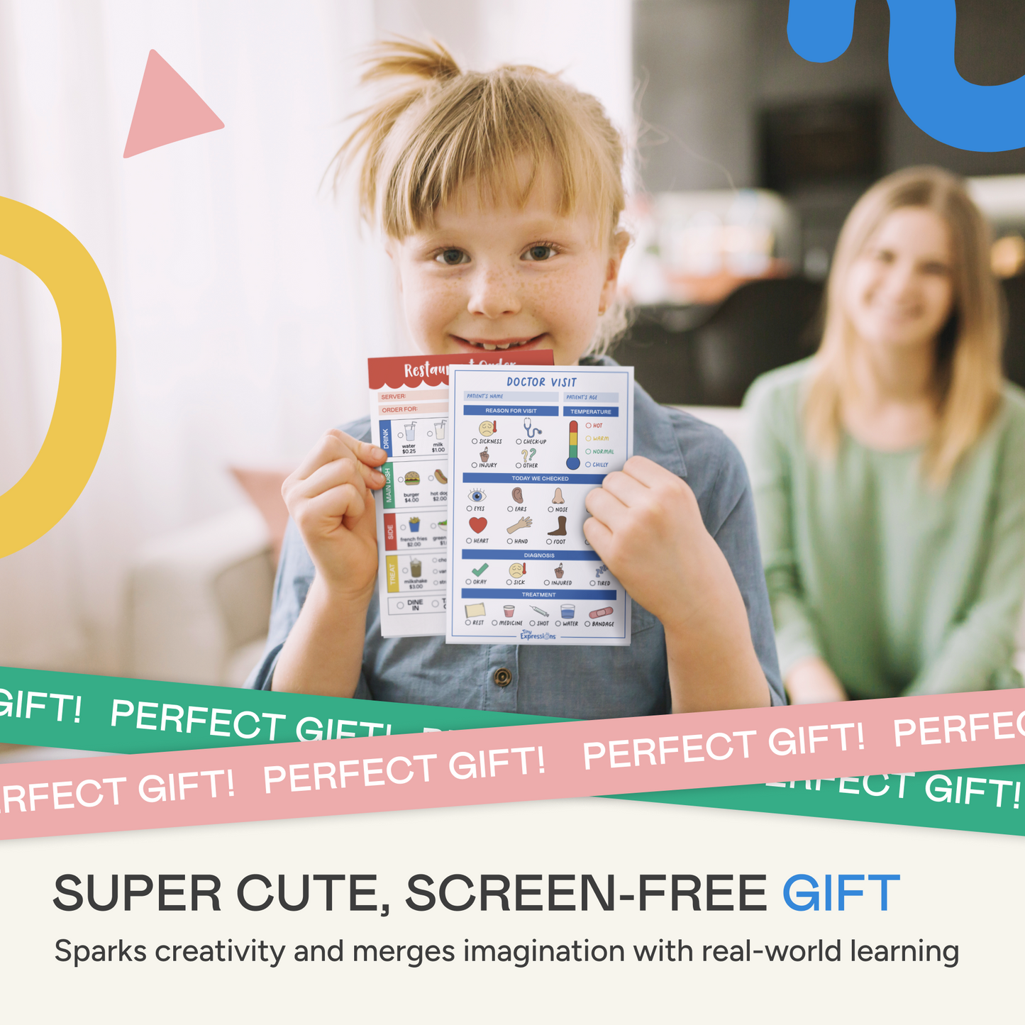 Doctor & Restaurant Playtime Notepads