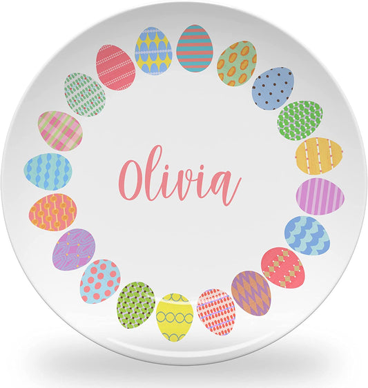 Personalized Easter Egg Plate