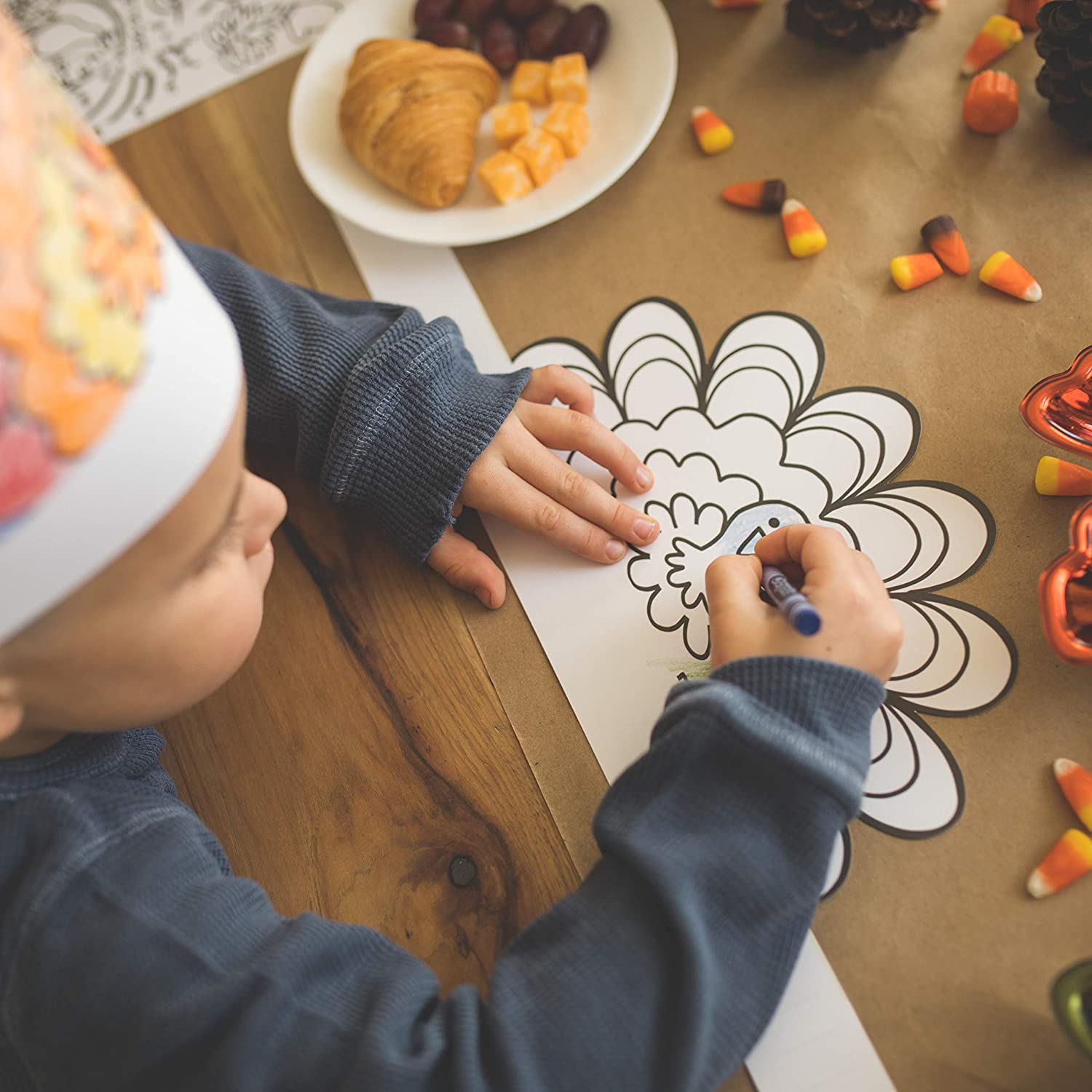 Thanksgiving Coloring Crown