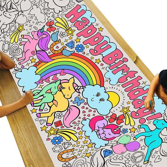 Giant Unicorn Birthday Banner
