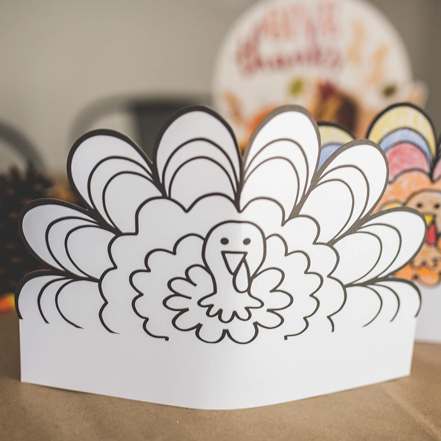 Thanksgiving Coloring Crown