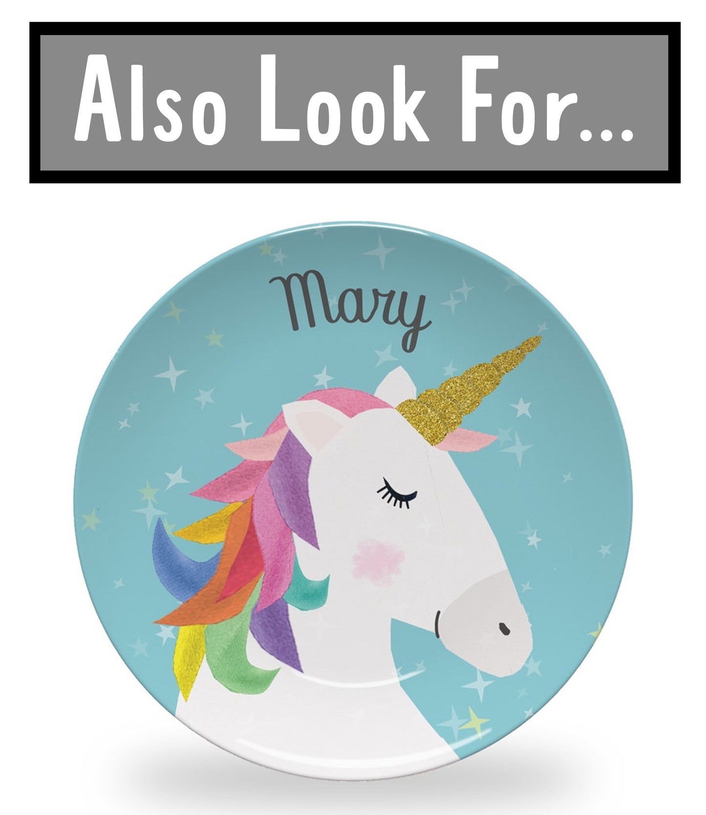 Giant Personalized Unicorn Birthday Coloring Banner