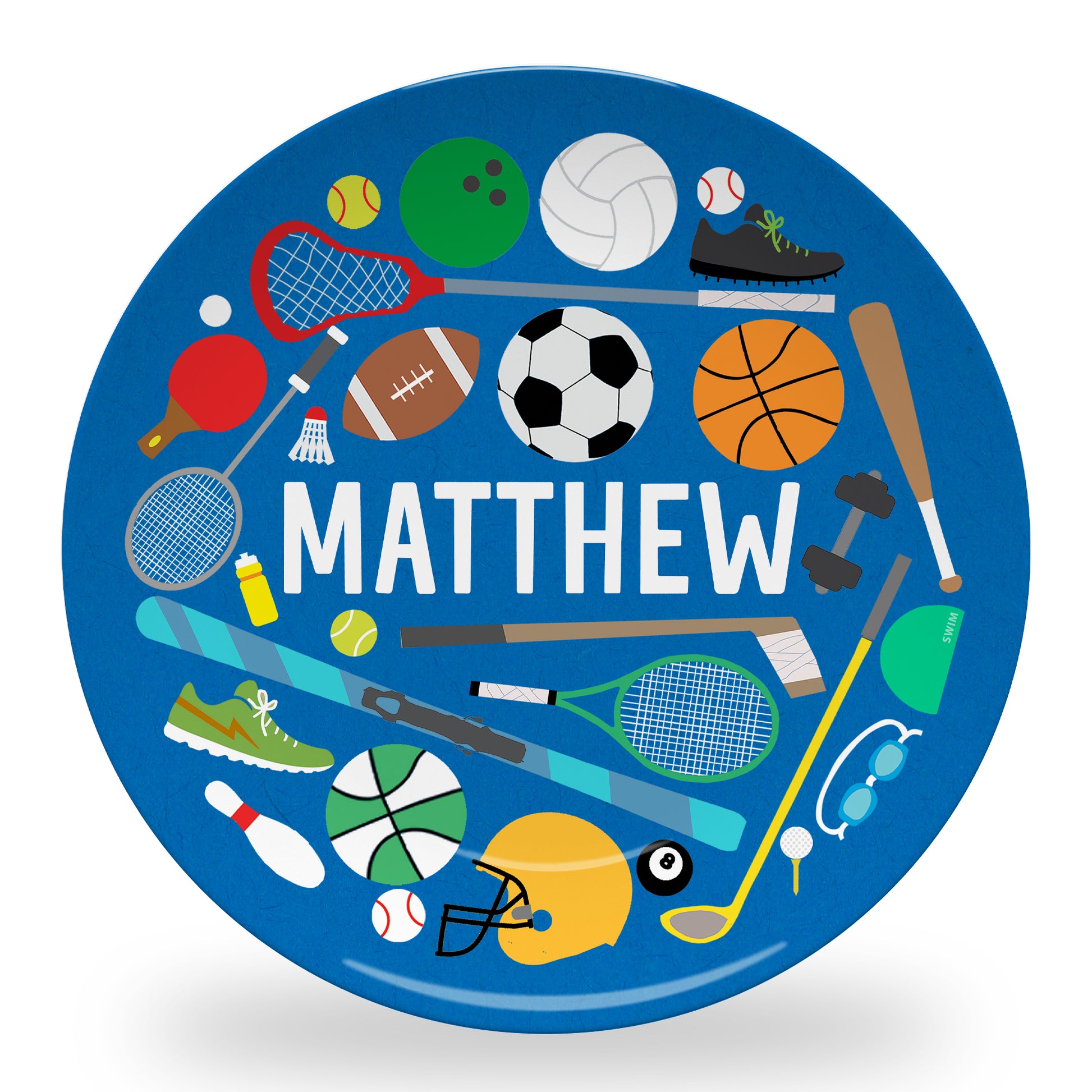 Personalized Sports Plate