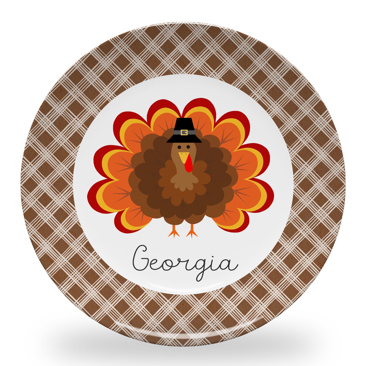 Personalized Thanksgiving Plate