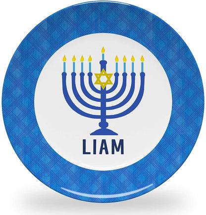 Hanukkah Personalized Plate