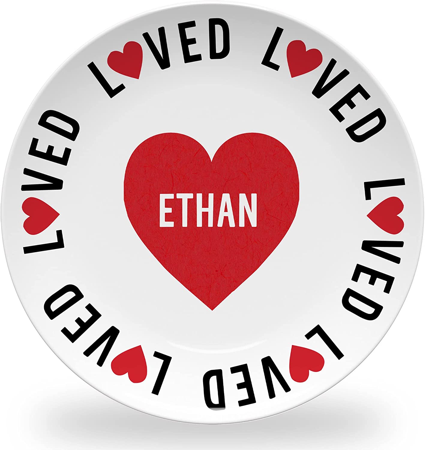 Personalized Valentine's Day Plate