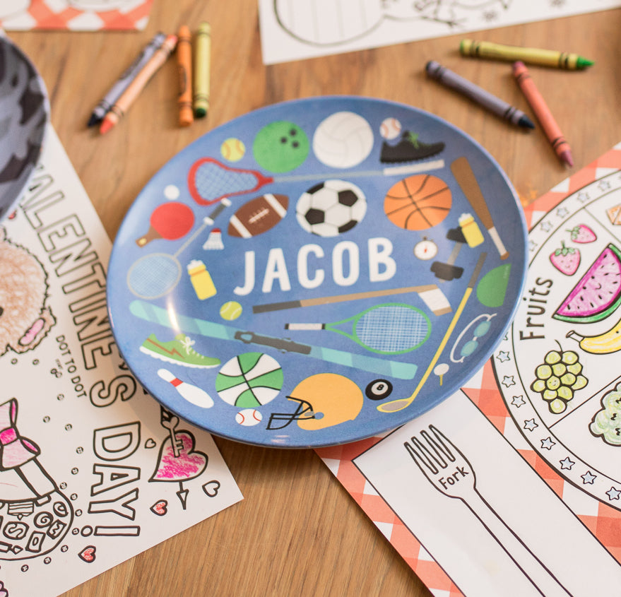 Personalized Sports Plate