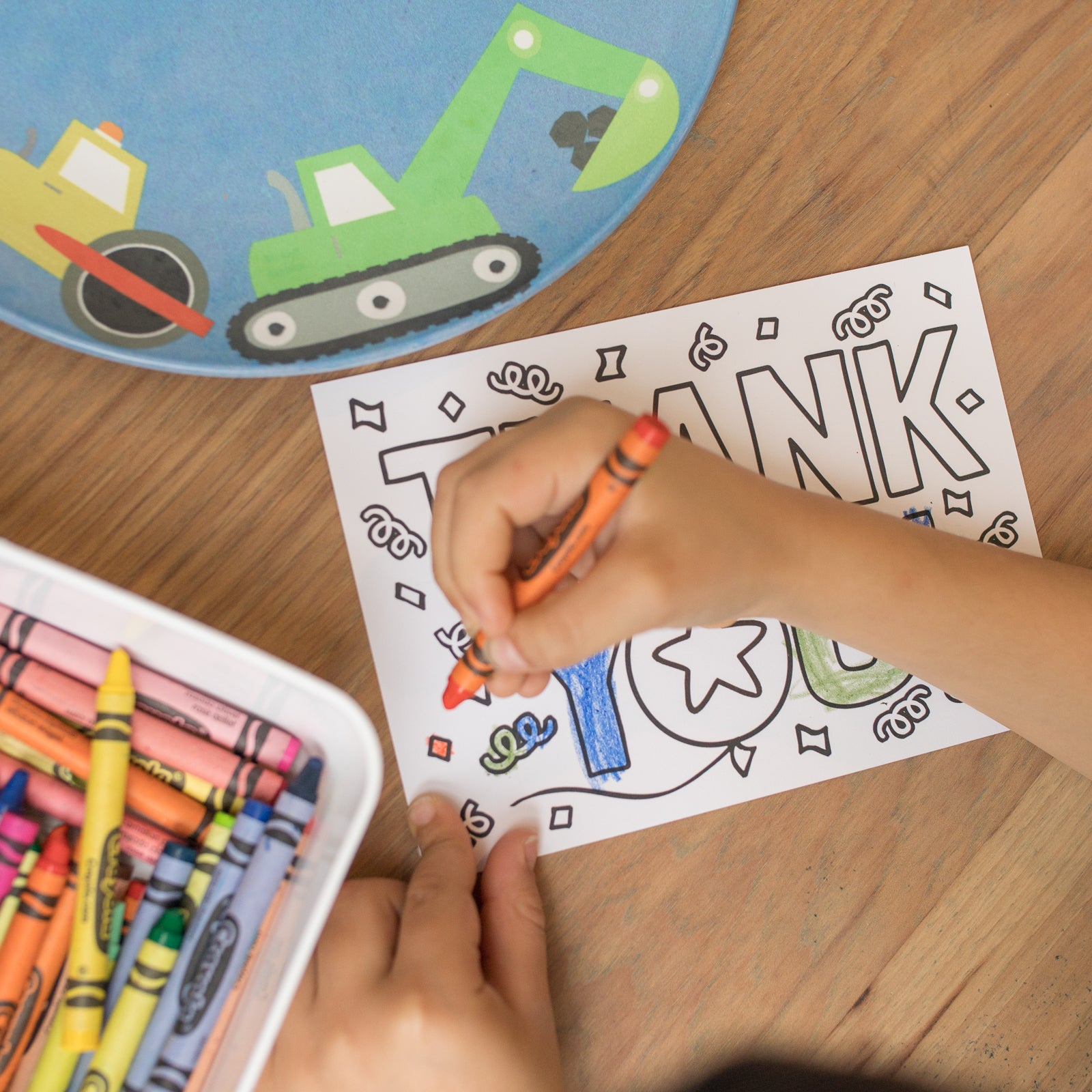 Thank you Coloring Cards