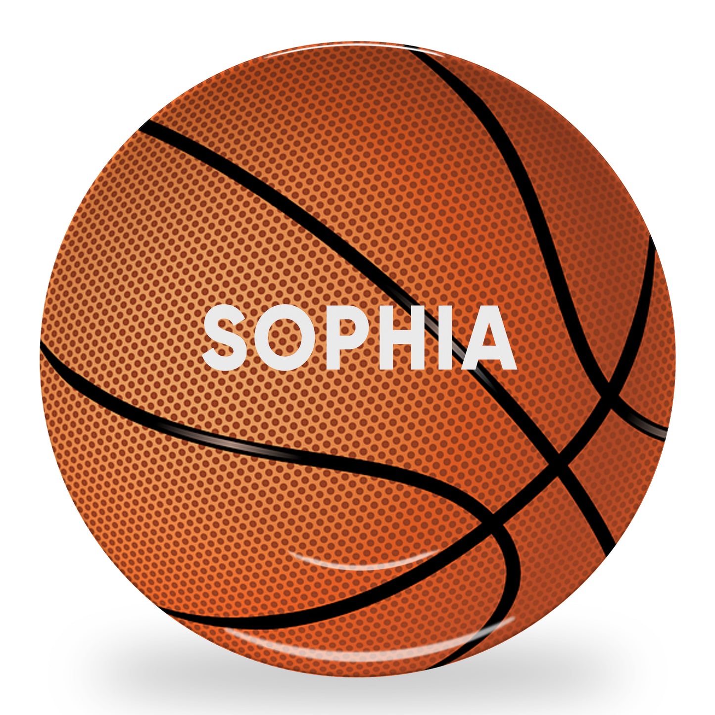 Personalized Basketball Plate