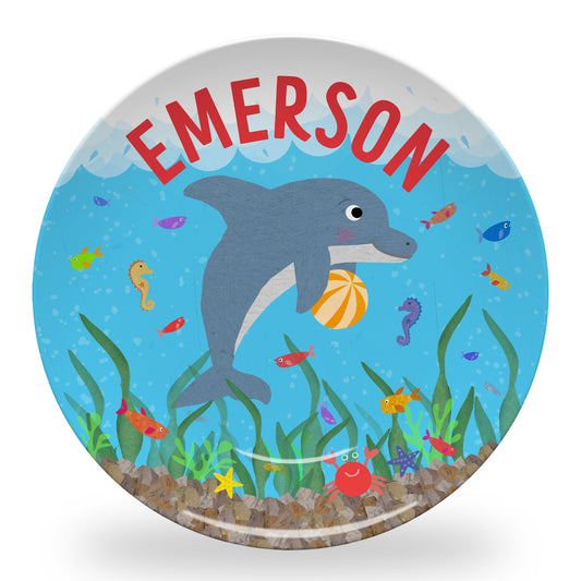 Personalized Under the Sea Plate