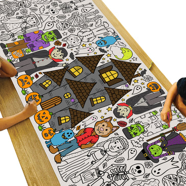 Giant Monster Mash Coloring Banner
