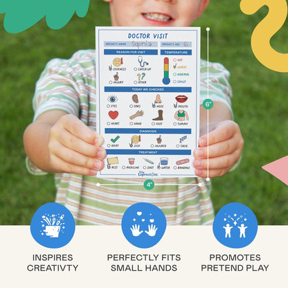 Pretend Play Notepads | 6-Pack