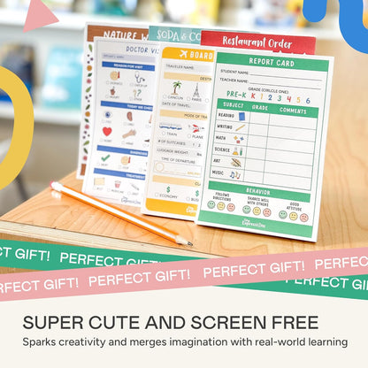 Pretend Play Notepads | 6-Pack