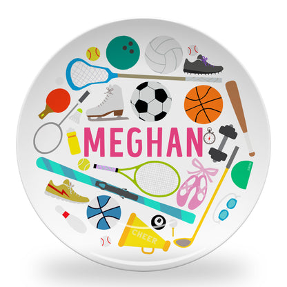 Personalized Sports Plate