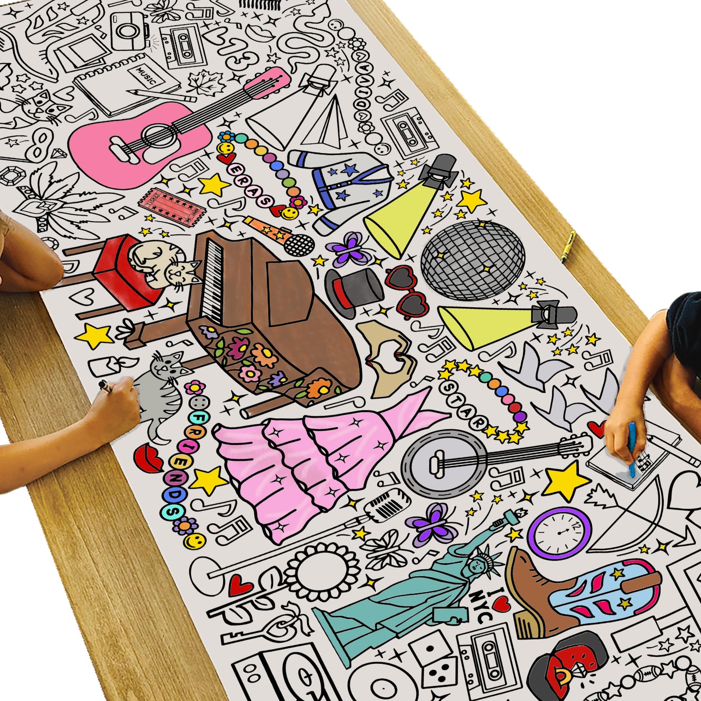 Giant Eras Diva Coloring Banner