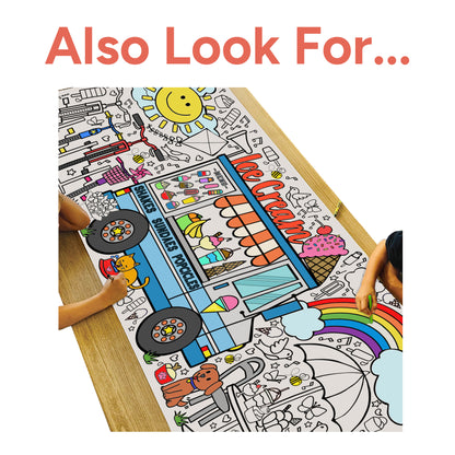 Giant Personalized Eras Diva Coloring Banner