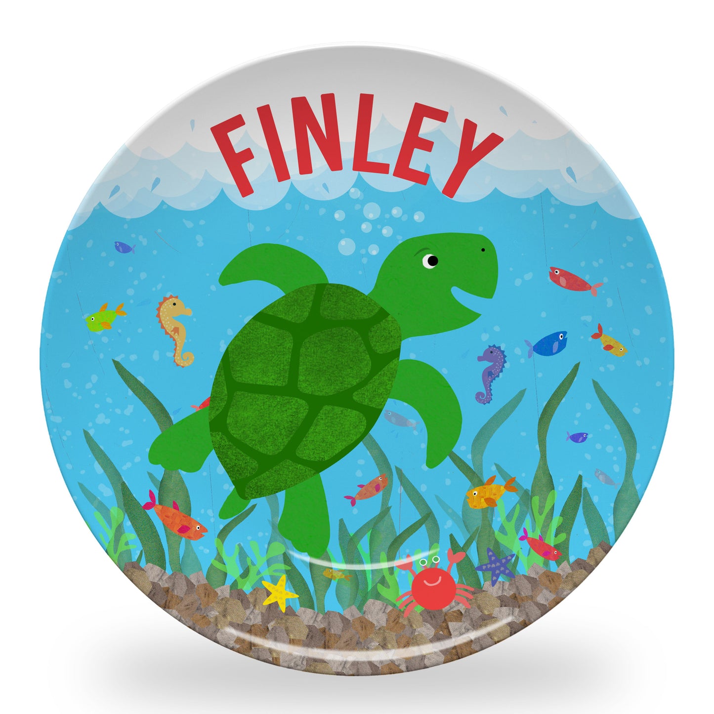 Personalized Under the Sea Plate