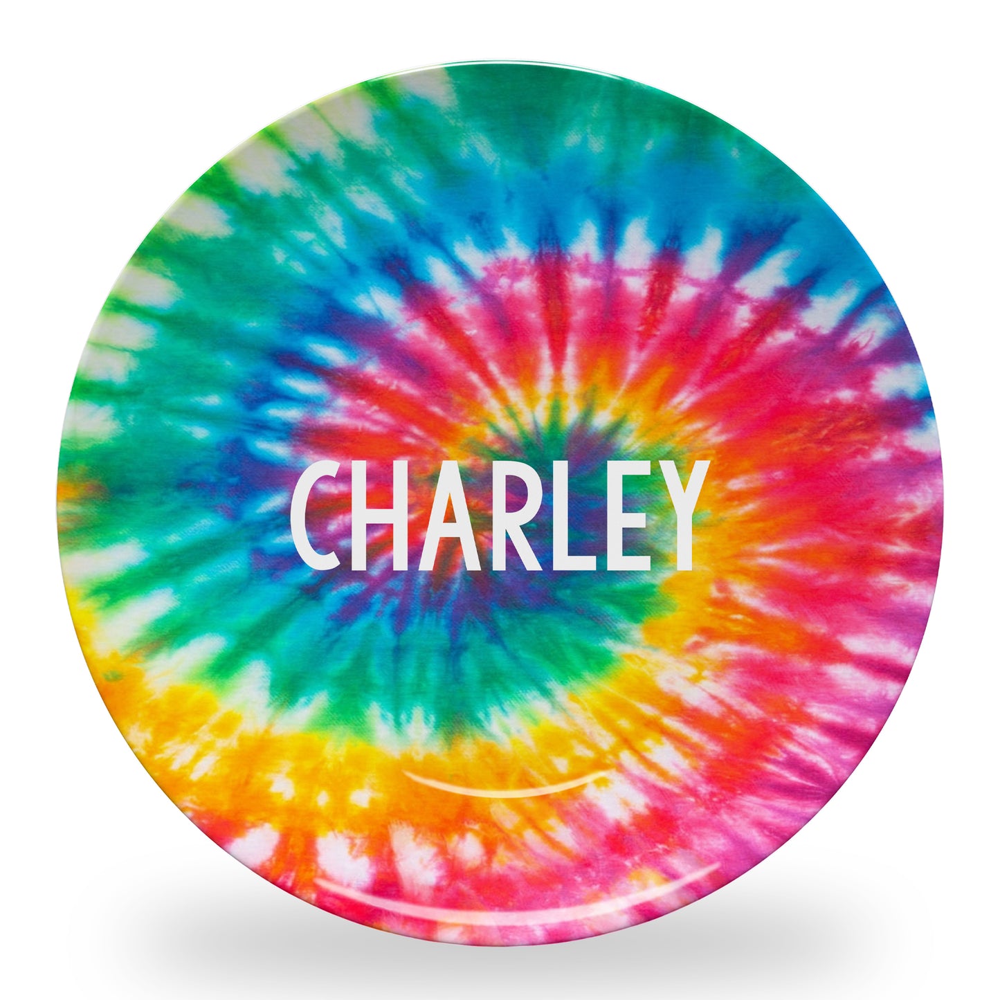 Personalized Tie Dye Plate