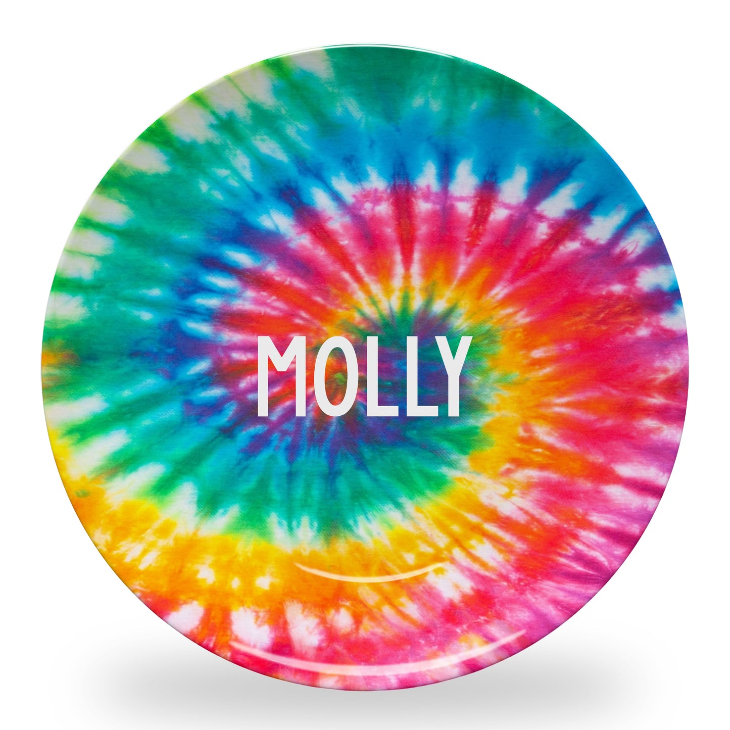 Personalized Tie Dye Plate