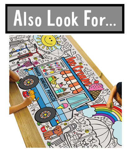 Personalized Under the Sea Coloring Banner