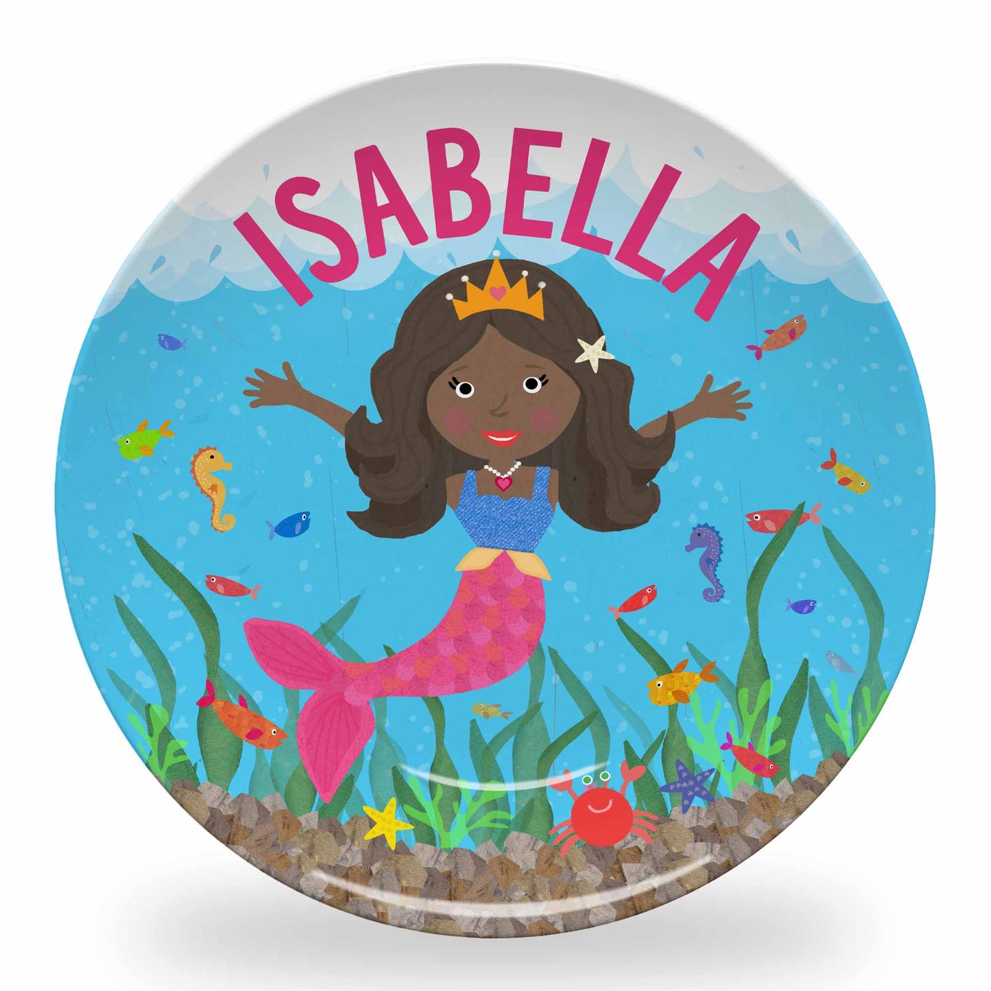 Personalized Mermaid Plate