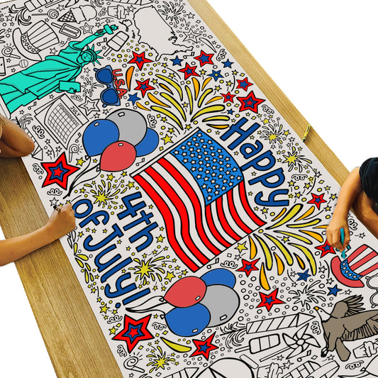 Giant Summer Coloring Banner – Tiny Expressions