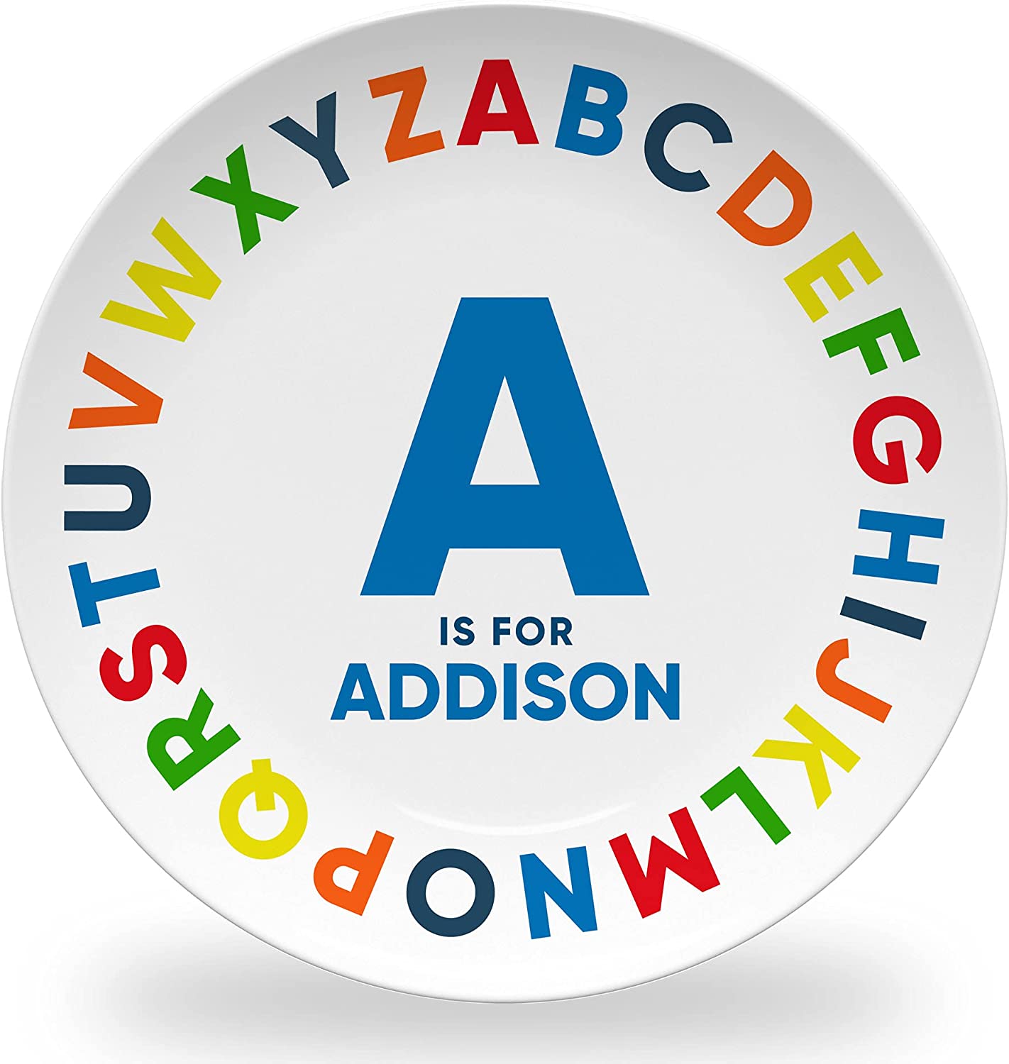 Personalized ABC Plate
