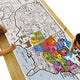 Giant USA Map Coloring Banner