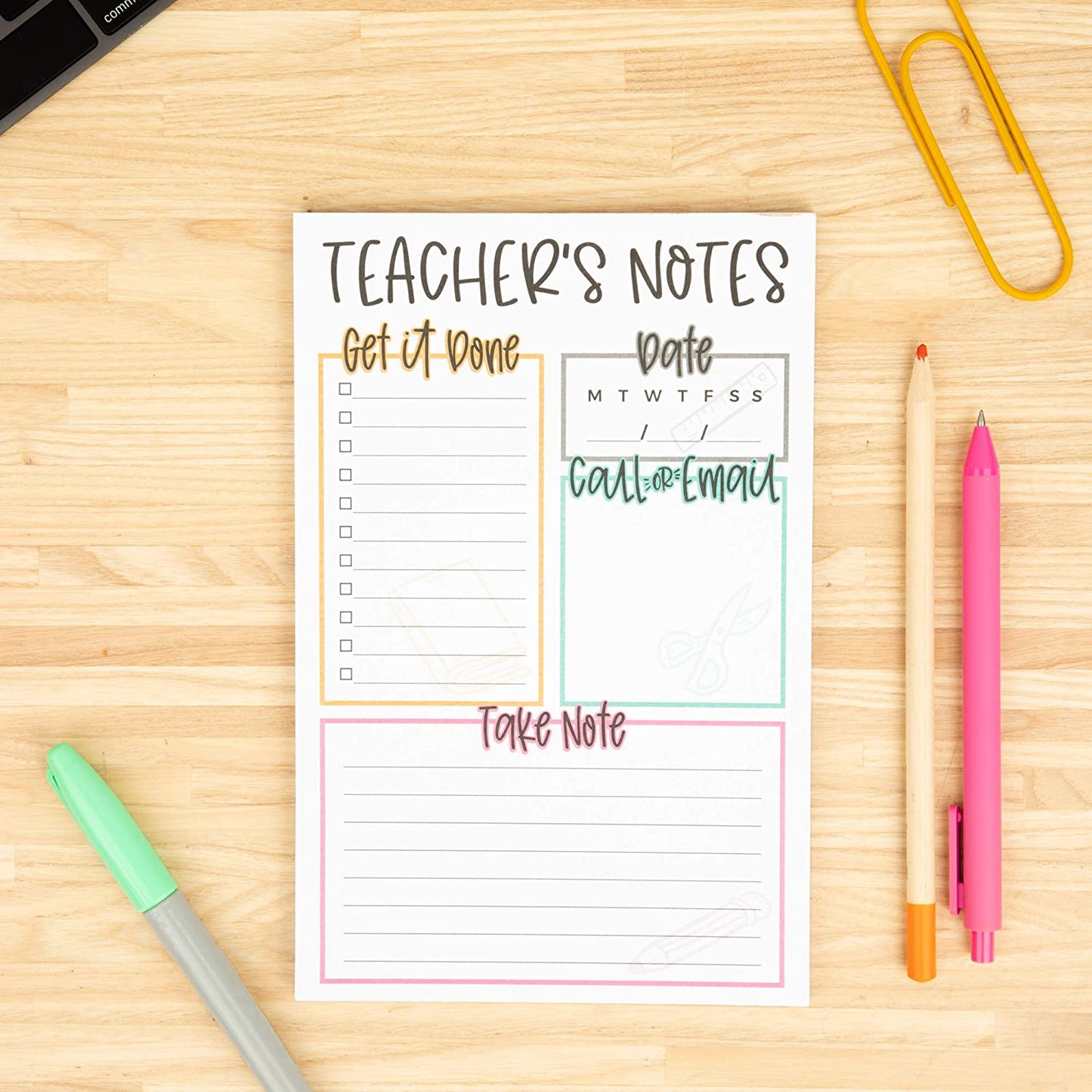 Teacher's Notepad by Tiny Expressions