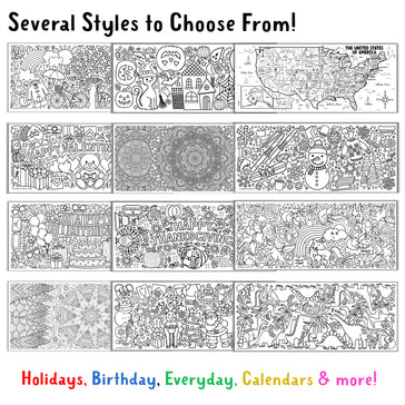 Giant Easter Egg Hunt Coloring Banner