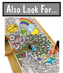 Giant Easter Religious Coloring Banner