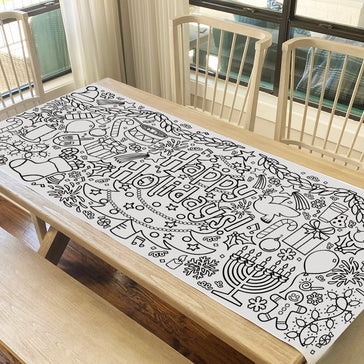 Giant Holiday Coloring Banner