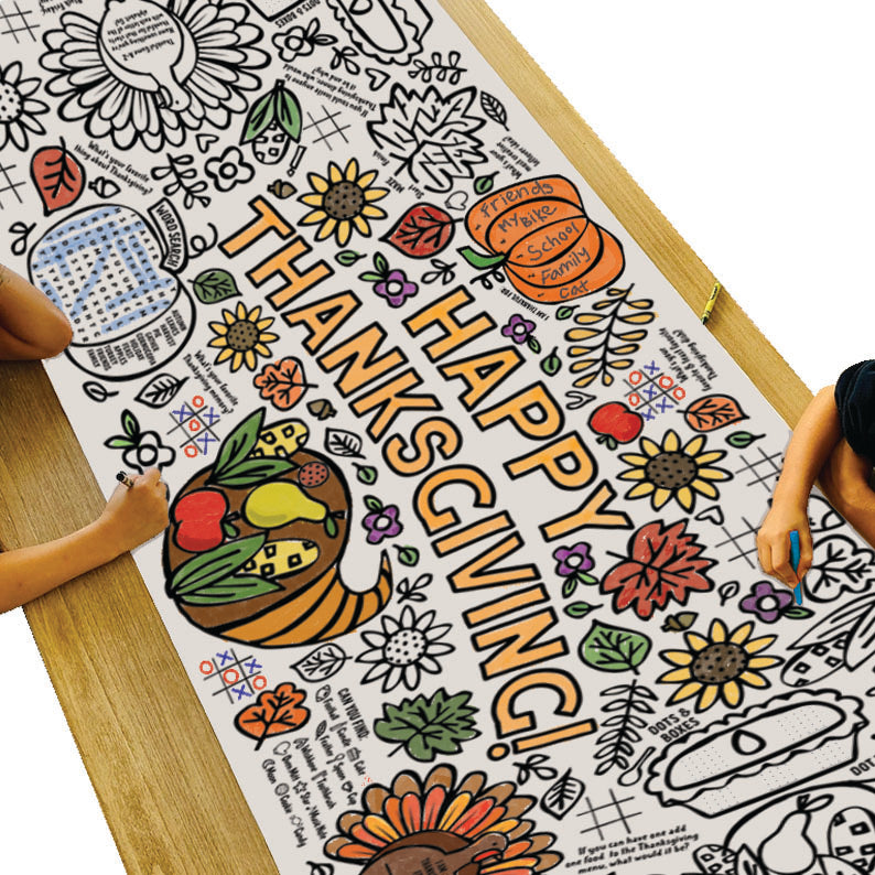 Giant Thanksgiving Activity Banner