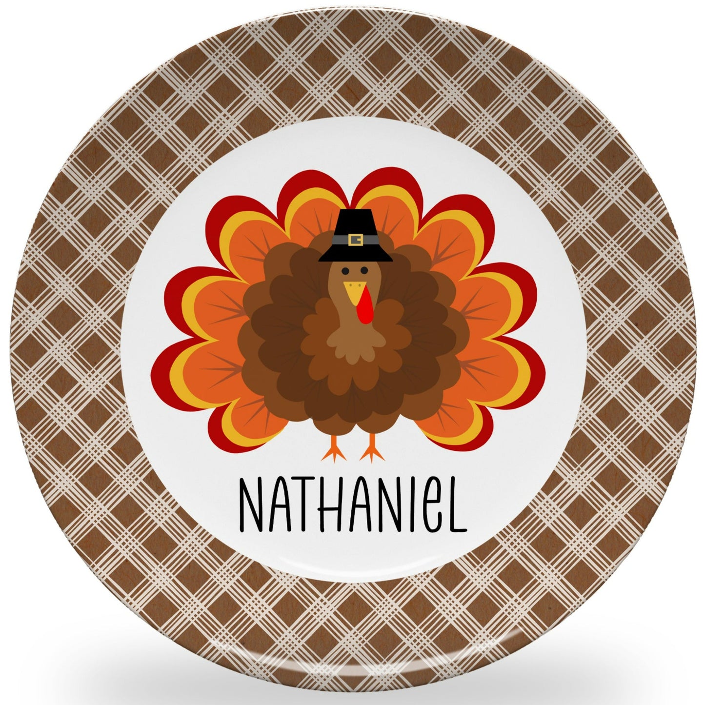 Personalized Thanksgiving Plate