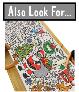 Giant Christmas Nativity Coloring Banner