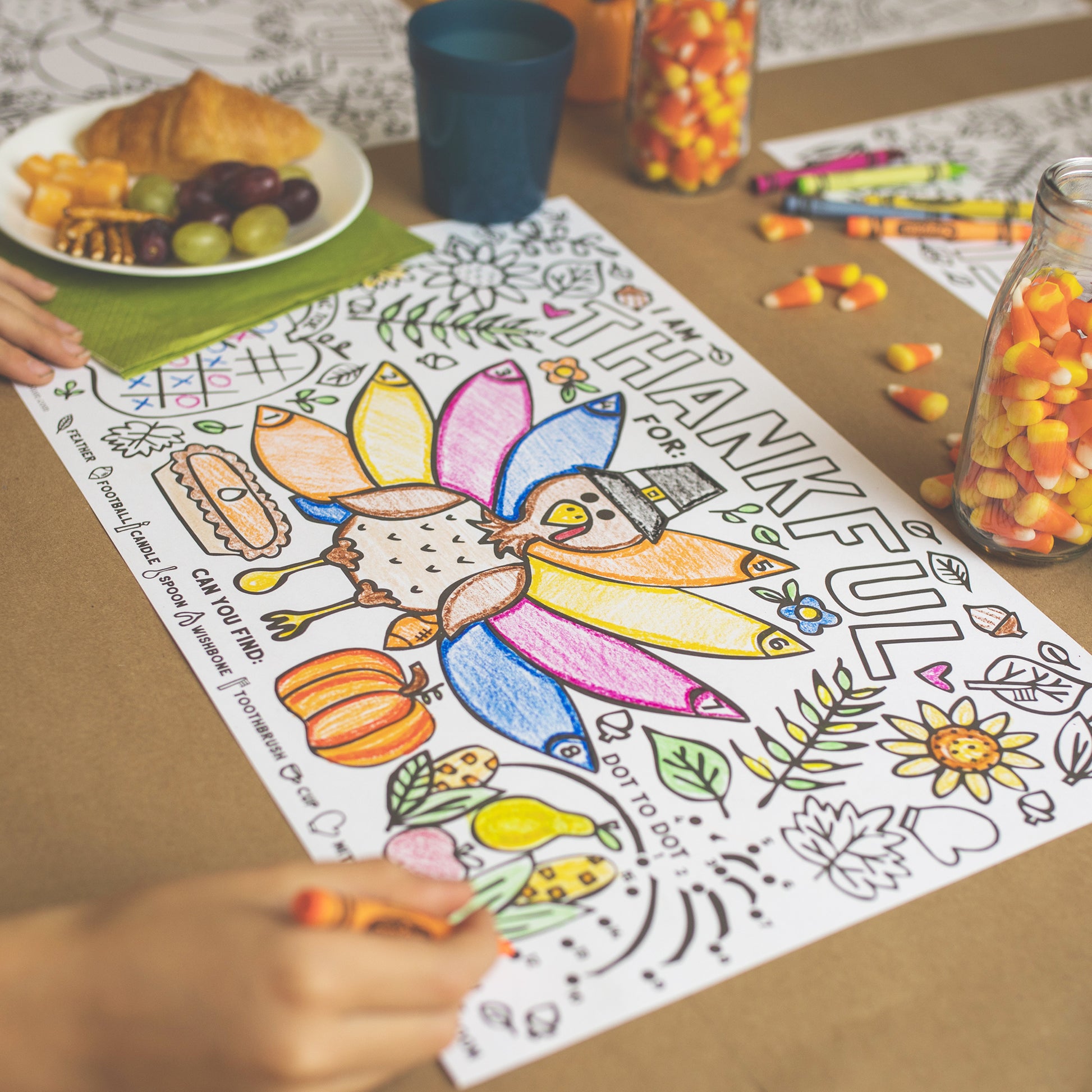 Thanksgiving Coloring Placemat