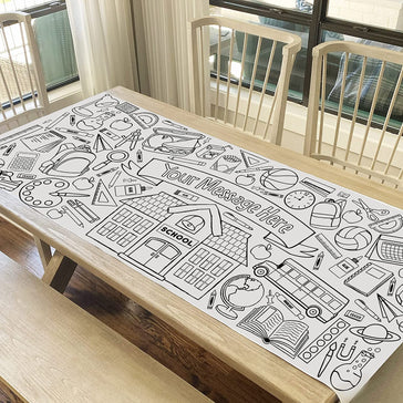 Mrs. Johnsons class giant coloring banner