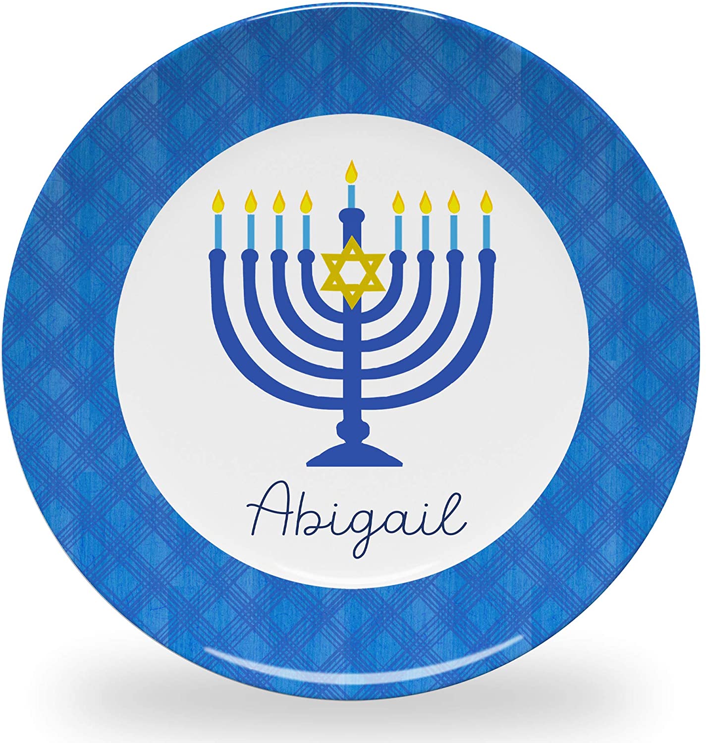 Hanukkah Personalized Plate