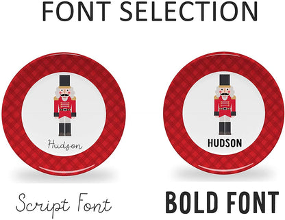 Personalized Nutcracker Plate fonts