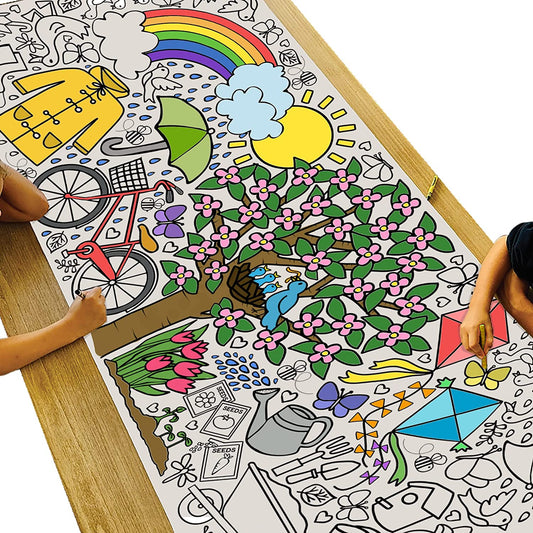 Giant Spring Coloring Banner