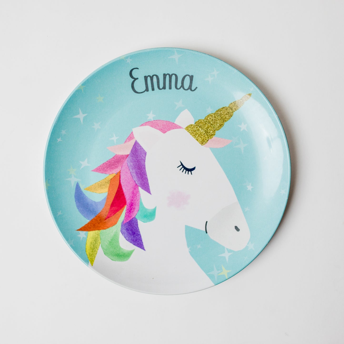 Personalized Unicorn Plate