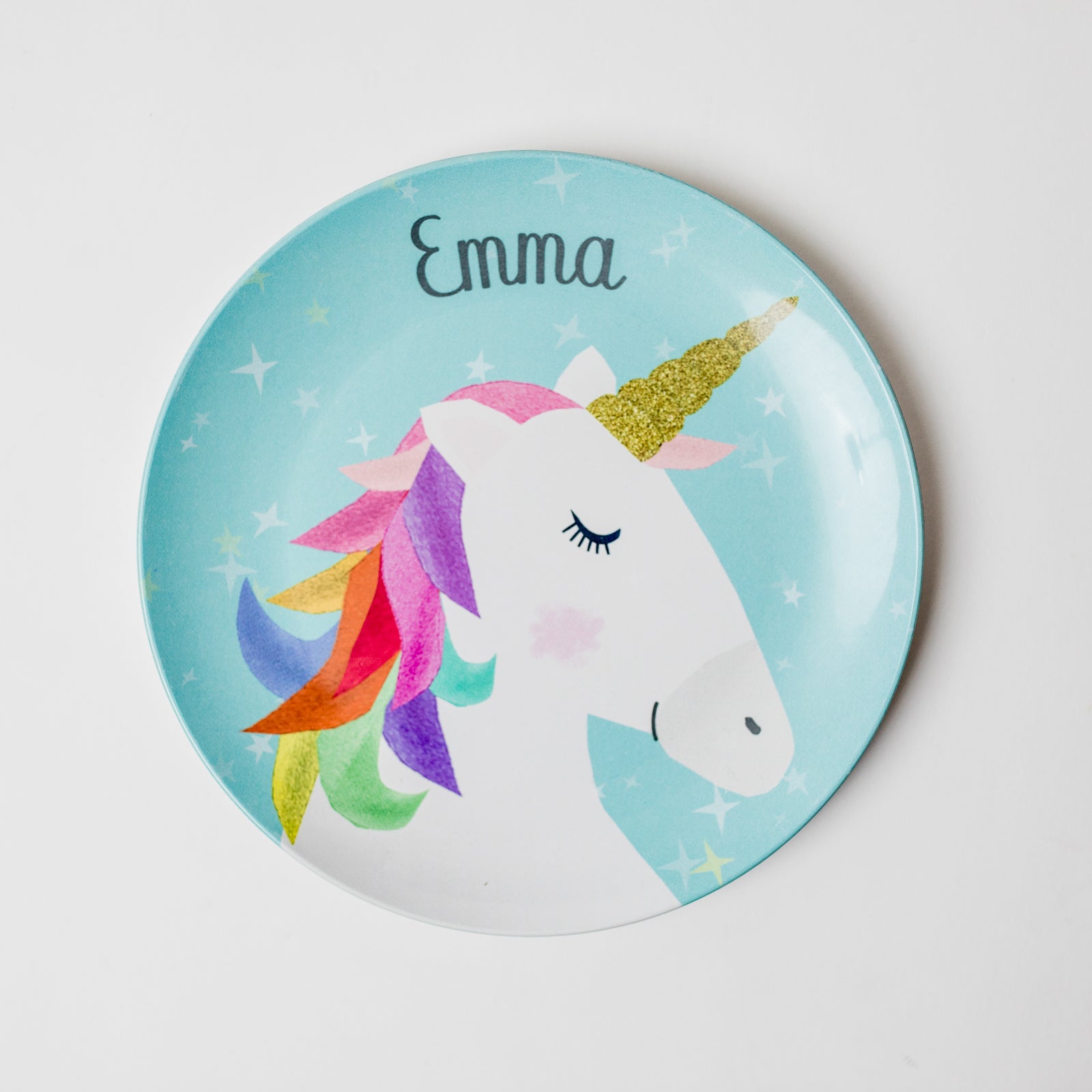 Personalized Unicorn Plate