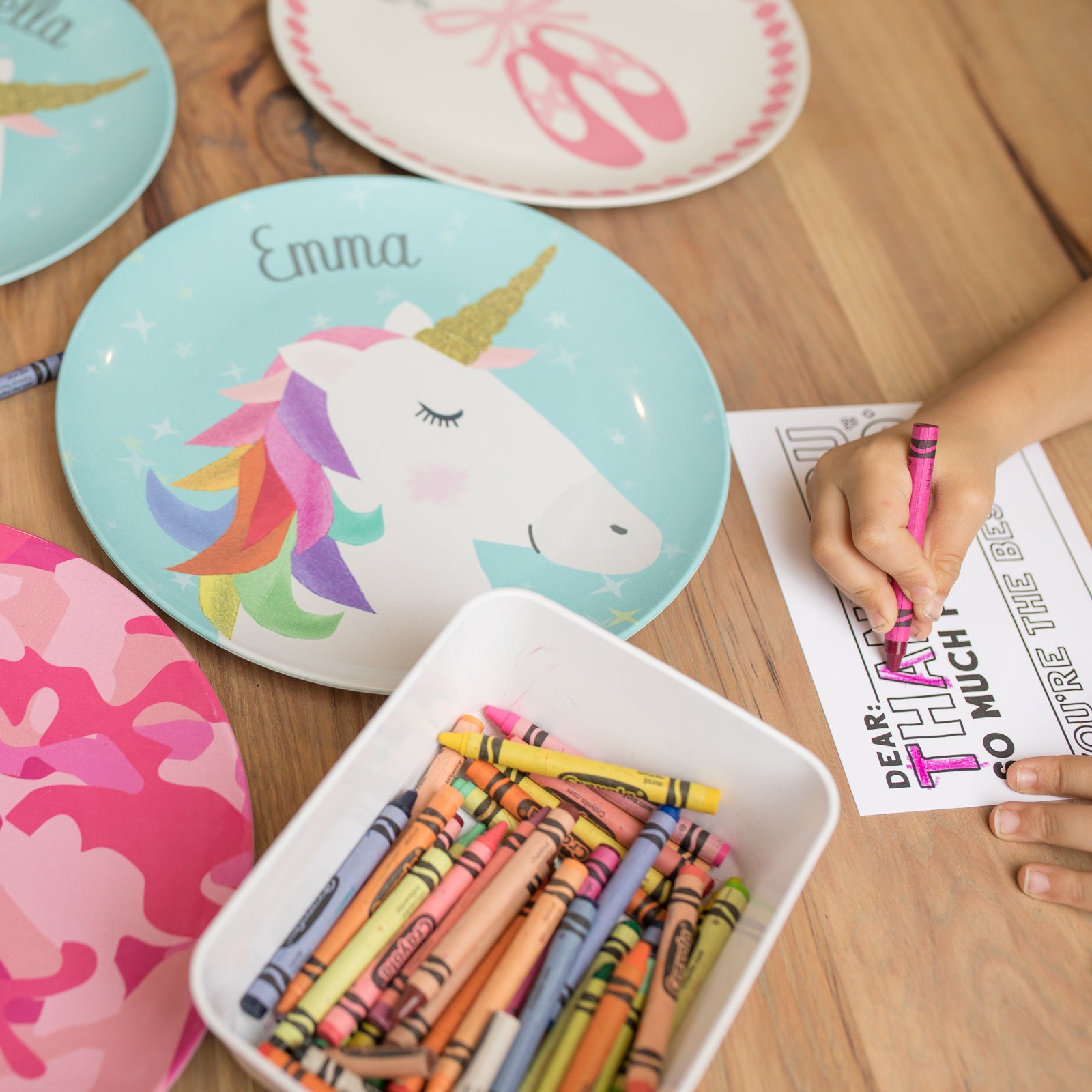Personalized Unicorn Plate
